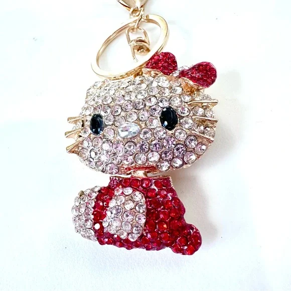 Hello Kitty Rhinestone Keychain - Picture 8 of 10
